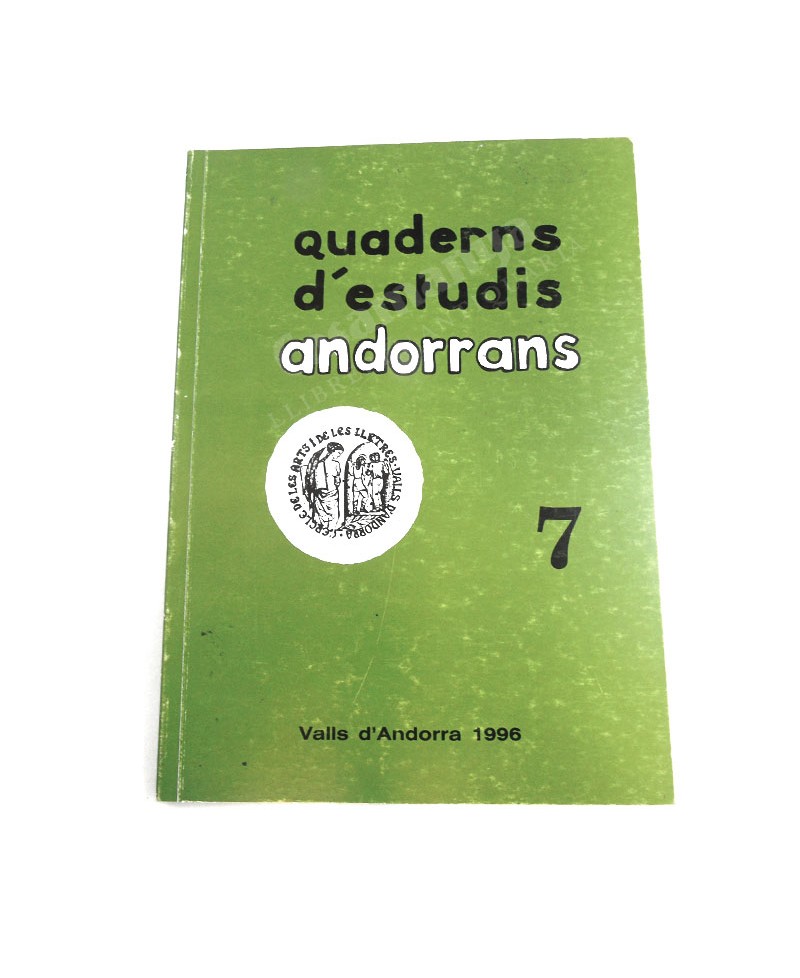 QUADERNS D'ESTUDIS ANDORRANS NUM. 7