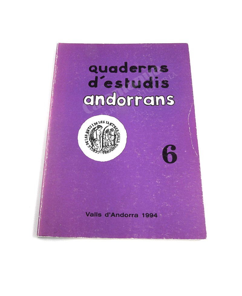 QUADERNS D'ESTUDIS ANDORRANS NUM. 6
