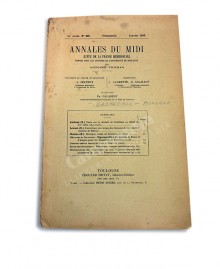 ANNALES DU MIDI :
REVUE ARCHEOLOGIQUE, HISTORIQUE ET PHILOLOGIQUE DE LA FRANCE MERIDIONALE