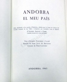 ANDORRA, EL MEU PAIS