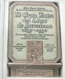 EL GRAN TEATRE DEL LICEU  DE BARCELONA 1873-1930