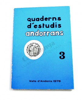 QUADERNS D'ESTUDIS ANDORRANS  3