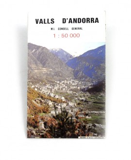 VALLS D'ANDORRA  - MAPA