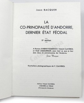 LA CO-PRINCIPAUTE D'ANDORRE DERNIER ETAT FEODAL