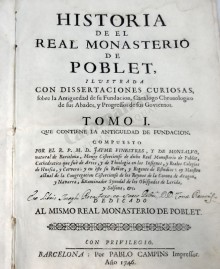 HISTORIA DE EL REAL MONASTERIO DE POBLET