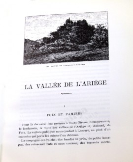 LA VALLÉE DE L'ARIÈGE LA VALLÉE D'ANDORRE (1884) FACSIMIL