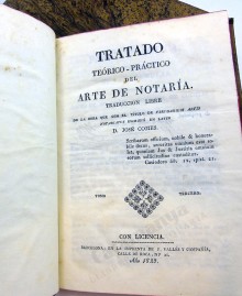 TRATADO TEÓRICO PRÁCTICO DEL ARTE DE NOTARÍA