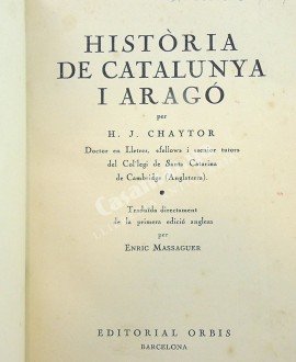 HISTORIA DE CATALUNYA I ARAGO